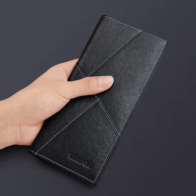 KNIGHT CASE MEN’S LEATHER LONG WALLET